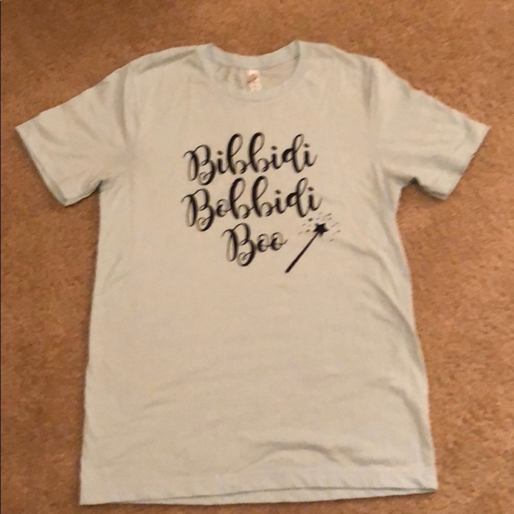 Adult Disney t-shirt. Size med. Light blue color.